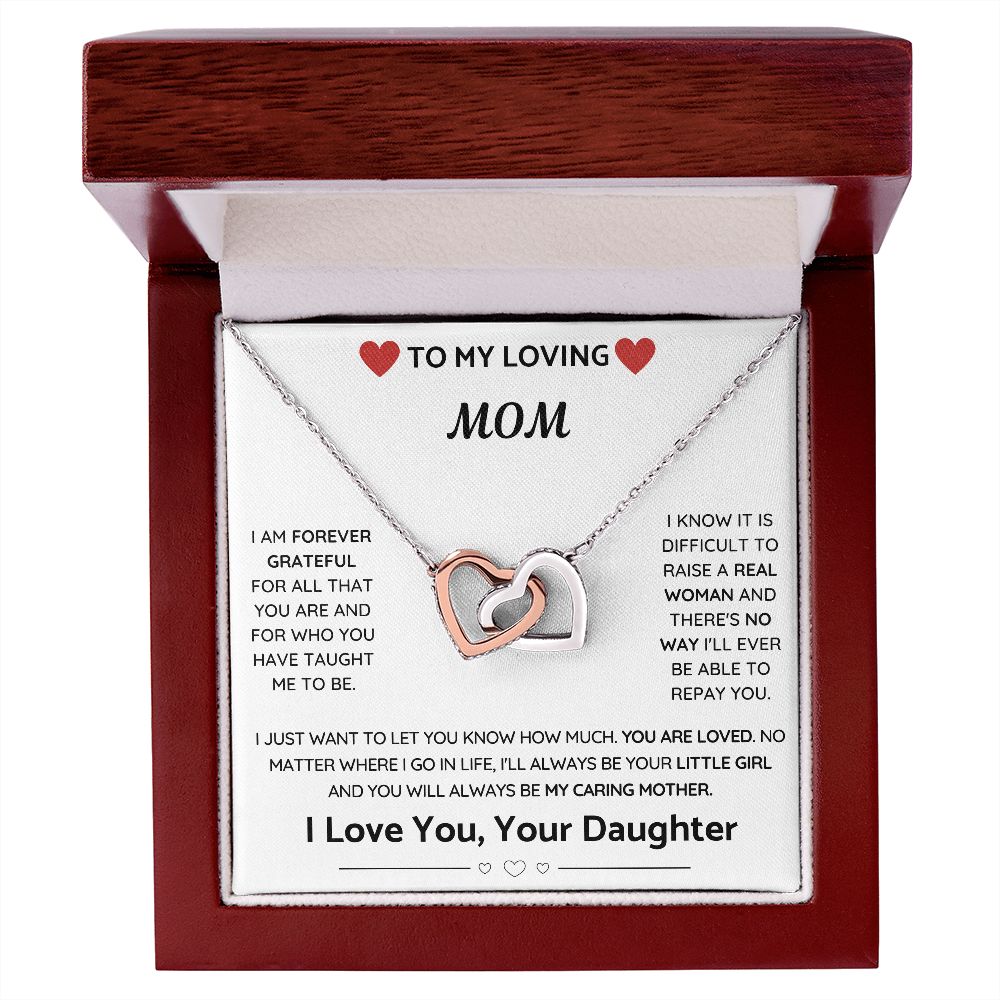 [ALMOST GONE] TO MY LOVING MOM-NECKLACE-PERFECT MOTHER DAY GIFT