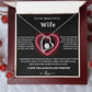 To My Beautiful Wife-Forever Love Necklace-Gift For Wife From Husband