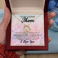 To My Loving Mom-Forever Love Necklace