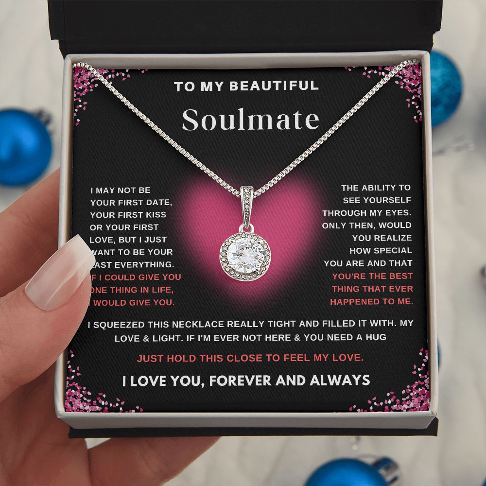 To My Beautiful Soulmate-Eternal Hope Necklace-Gift From Your Love