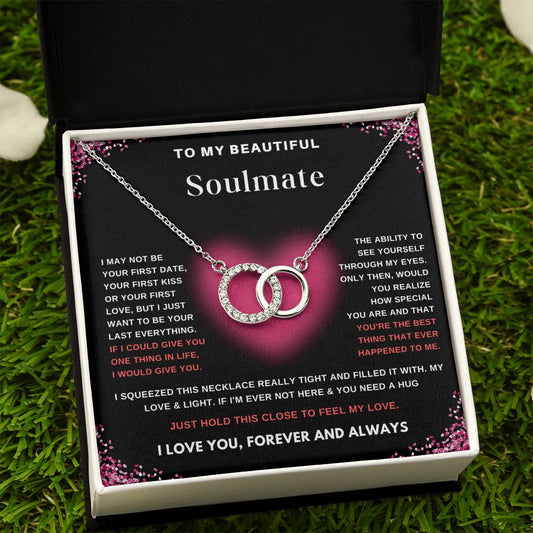To My Beautiful Soulmate-Perfect Pair Necklace-Gift From Your Love