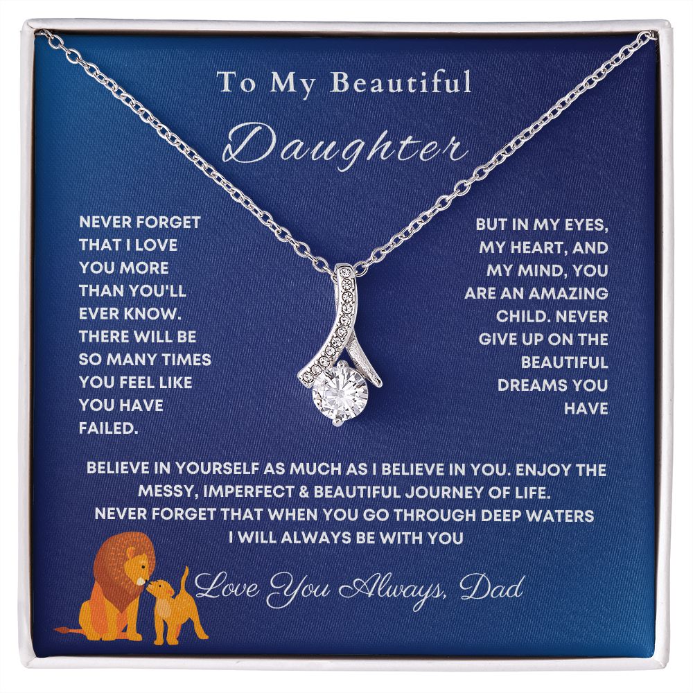 Almost Sold Out] Daughter - Near Or Far - Necklace – Belesmé - Memorable  Jewelry Gifts