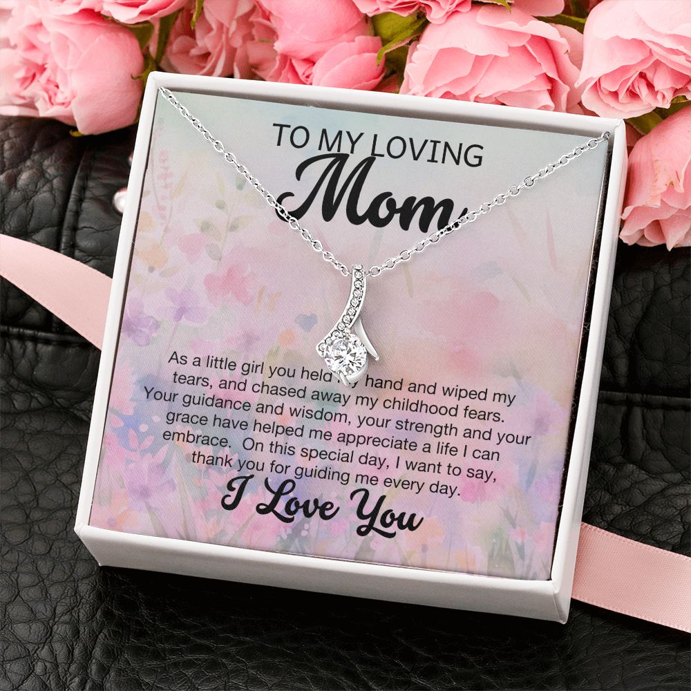 To My Loving Mom-Alluring Beauty Necklace