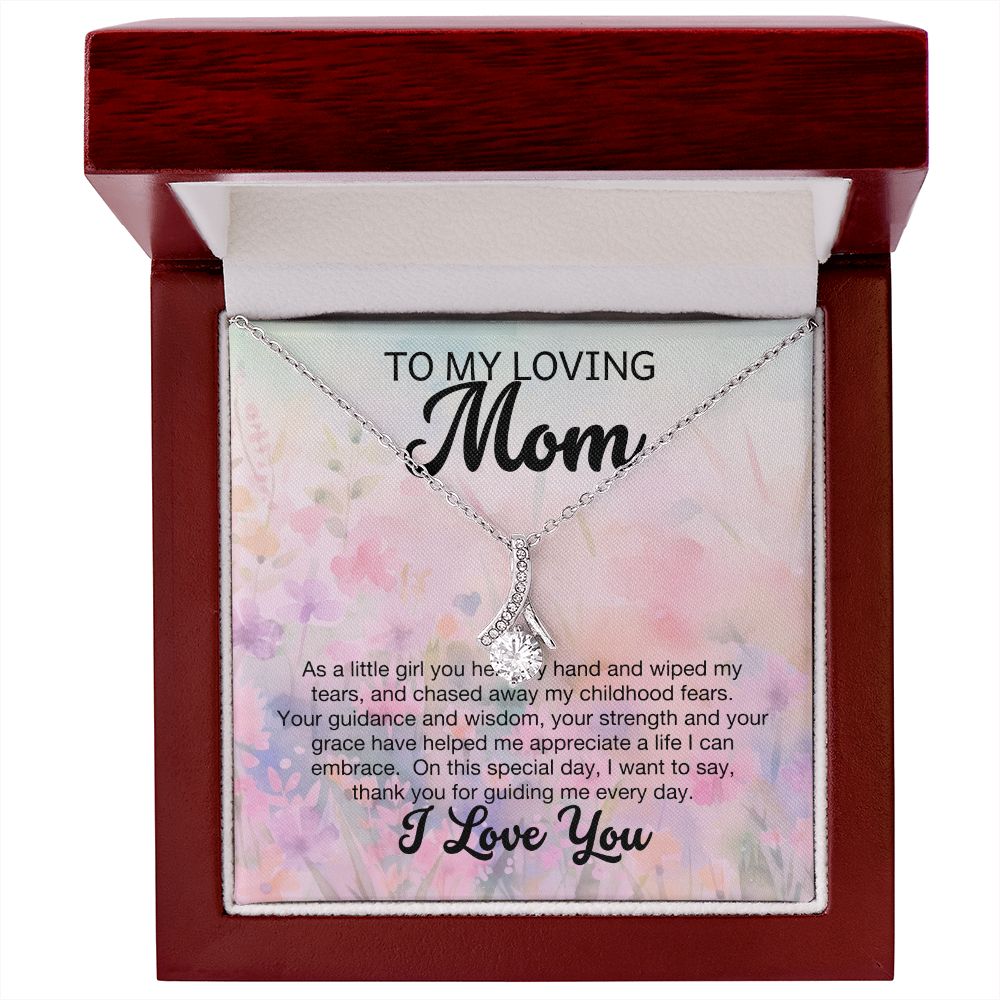 To My Loving Mom-Alluring Beauty Necklace